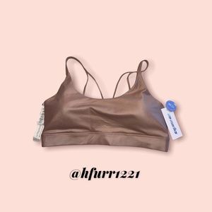 WOMEN'S MARIKA ROSE GOLD SPORTS BRA SIZE XLARGE